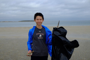 Boy on beach