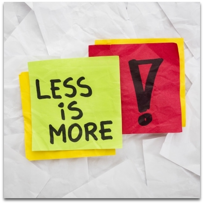 4 Less-Is-More Musts for Schools