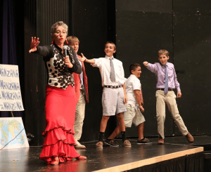 Boys dancing flamenco