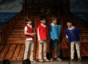 fessenden boys in theatre play